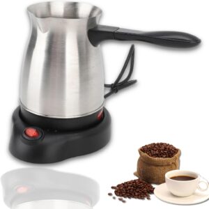 VINGVO 600ml Electric Turkish Coffee Maker – Stainless Steel, 5–6 Cups