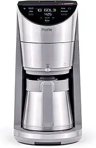 GE Profile Smart Coffee Maker, 10 Cup, Burr Grinder, Thermal Carafe