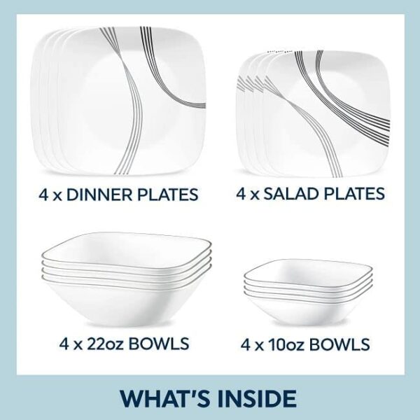 Corelle Urban Arc Dinnerware Set - Image 6