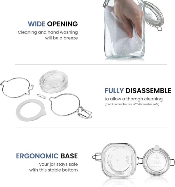 Bormioli Rocco Fido Glass Jars - Image 7