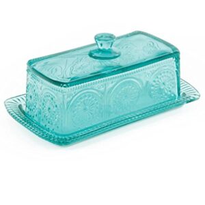 Pioneer Woman Glass Butter Dish