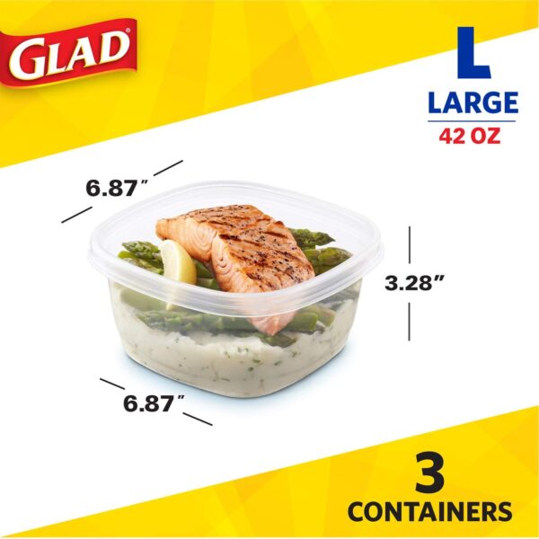 Glad Tall Entrée Containers - Image 2