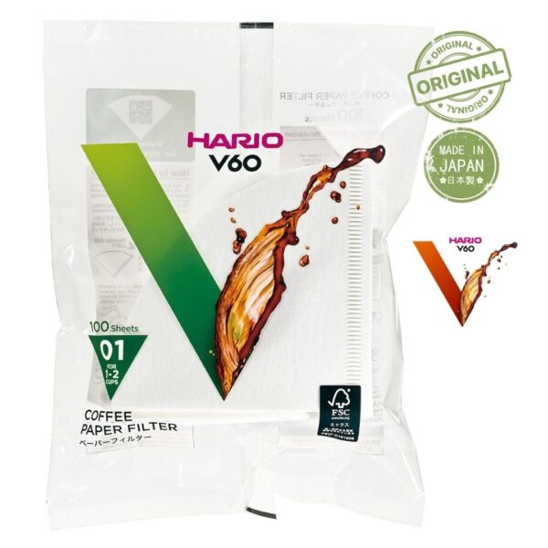Hario V60 Coffee Filters Set - Image 2