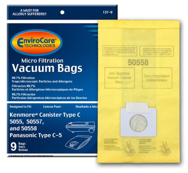 EnviroCare Vacuum Bags for Kenmore & Panasonic