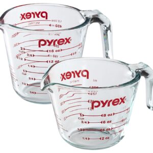 Pyrex Glass Measuring Cups Set
