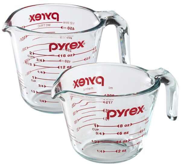Pyrex Glass Measuring Cups Set
