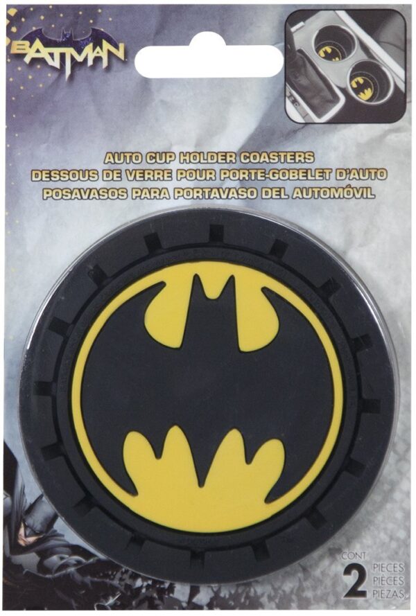 Batman Auto Cup Holder Coasters - Image 2