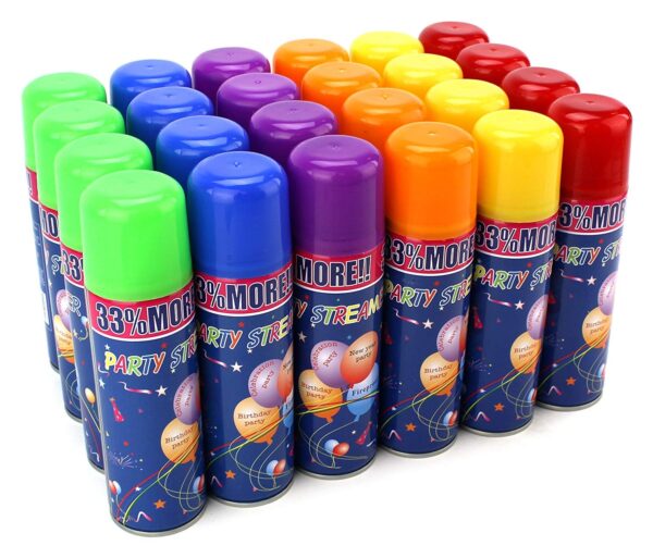 Party Streamer Spray Pack - Image 4