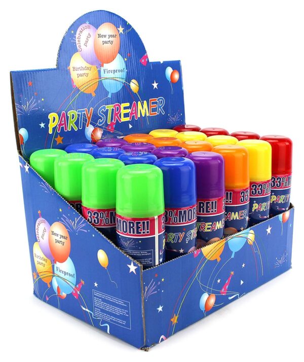 Party Streamer Spray Pack - Image 2