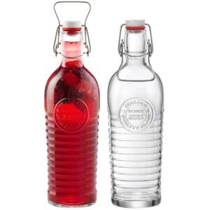 Bormioli Rocco Glass Bottles Set