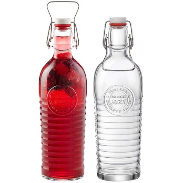 Bormioli Rocco Glass Bottles Set