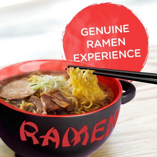 Japanese Ceramic Ramen Bowl Set - Image 4