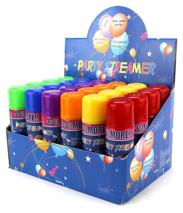 Party Streamer Spray Pack - Image 3