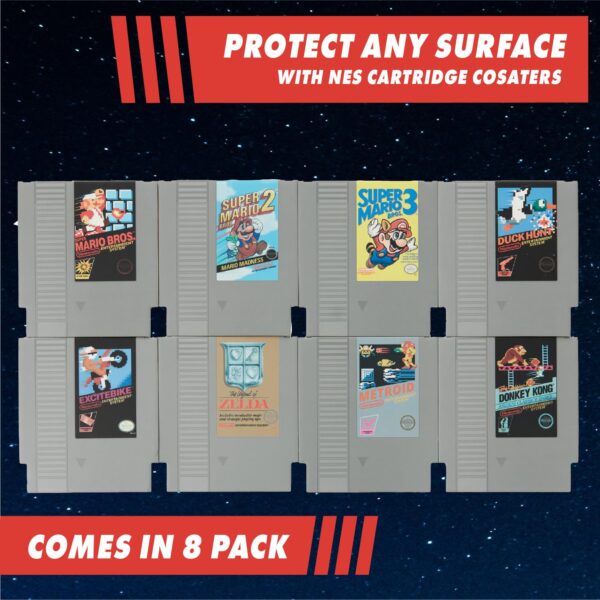 Paladone NES Cartridge Coasters - Image 3