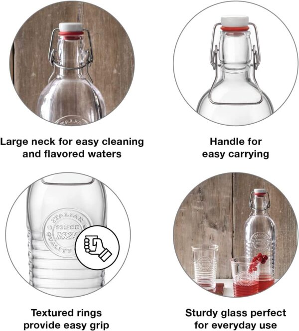 Bormioli Rocco Glass Bottles Set - Image 4