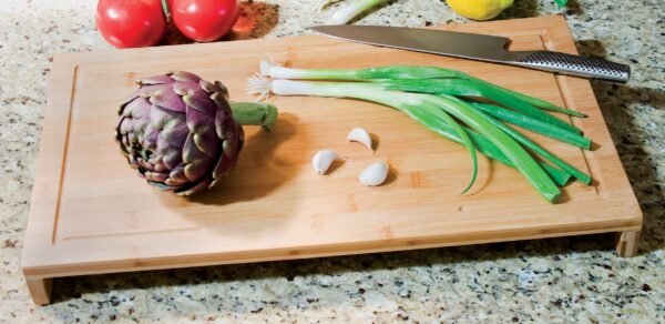 Bamboo Over-The-Sink Cutting Board - Image 2