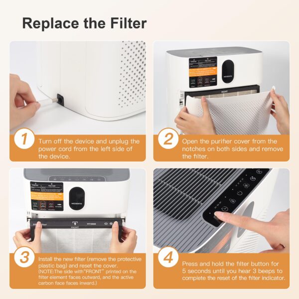 MORENTO Air Purifier Filter Pack - Image 8