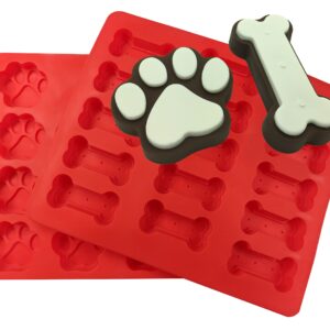 Dog Paw Bone Mold Combo