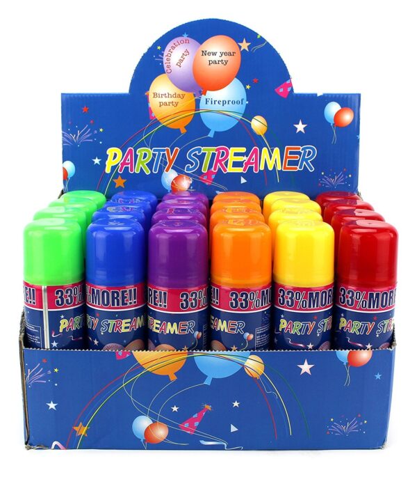 Party Streamer Spray Pack